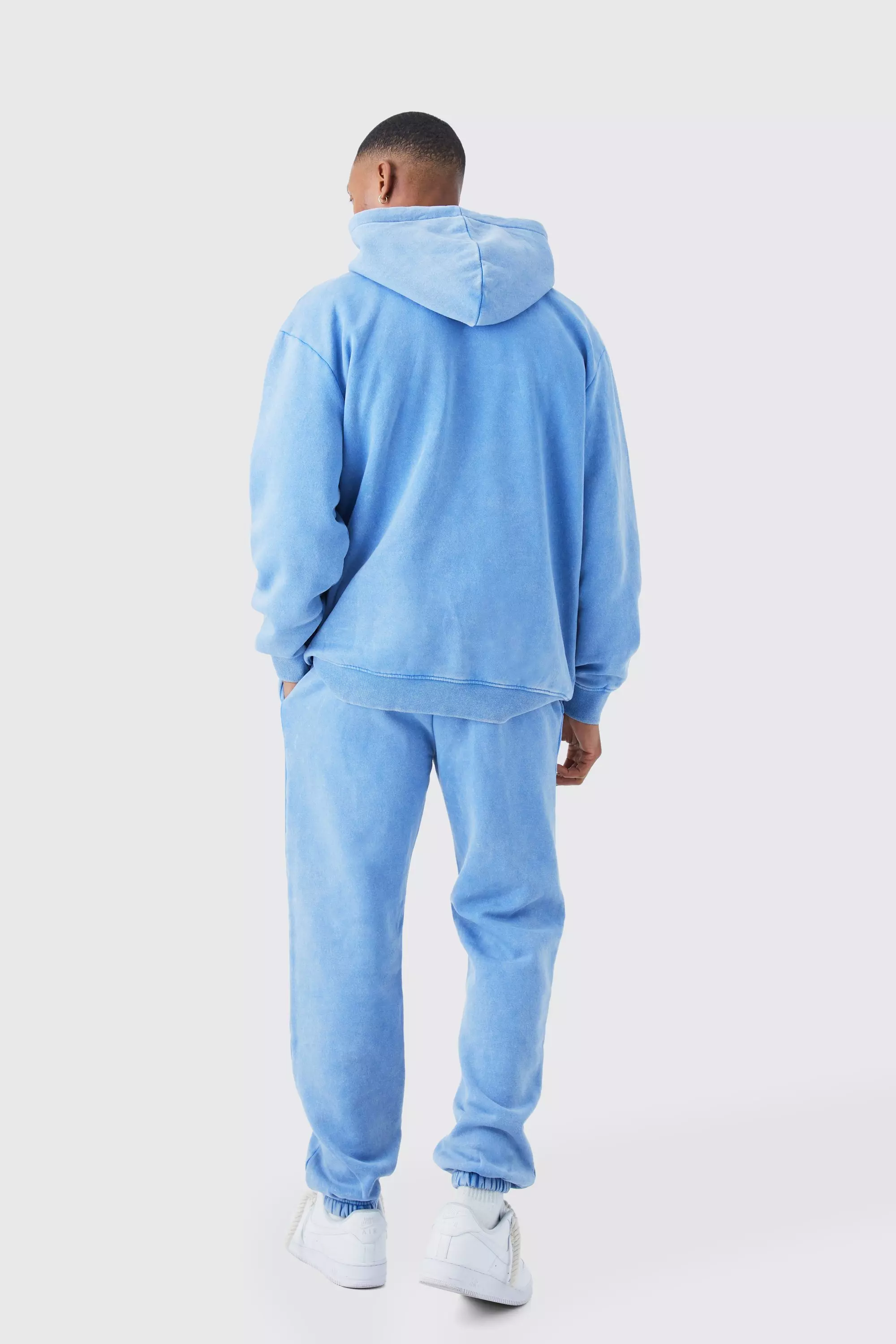 Baby blue cheap velour tracksuit mens